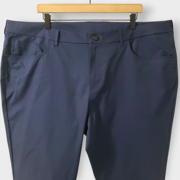 Public Rec Dealmaker 5 Pocket Pants Navy Blue Sz 44×27 Preppy Career Travel Golf - Picture 2 of 15